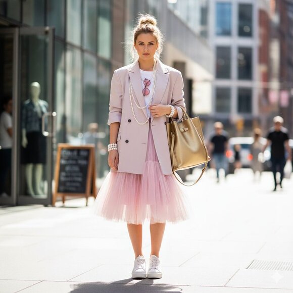 NWOT Frank and Oak purple pink double breasted linen blend blazer, XL - Picture 1 of 10